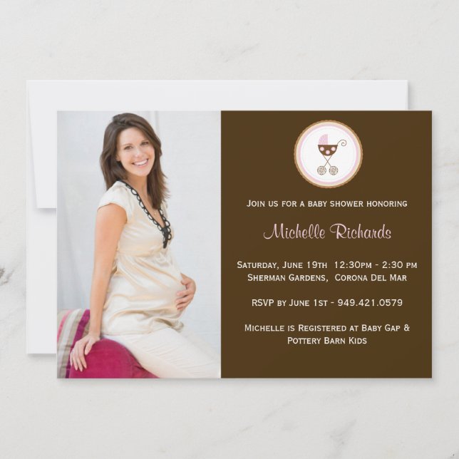 Photo Baby Shower Invitation (Front)