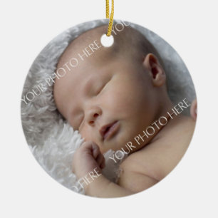 Photo Baby's 1st Christmas Ornament