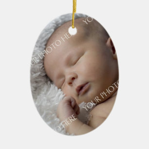 Photo Baby's 1st Christmas Ornament