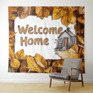 Photo Backdrop Fall Farm Welcome Home Banners Tapestry