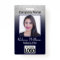 Photo Badge - Navy Blue with Faux Glitter