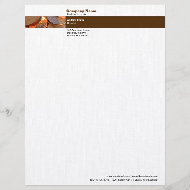 Photo Band - British Money Letterhead (Front)