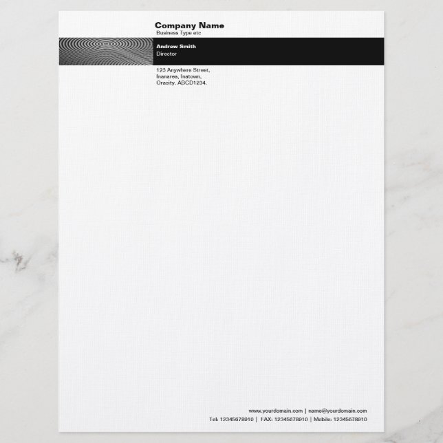 Photo Band - Rings Letterhead (Front)