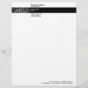 Photo Band - Vintage Typewriter Letterhead