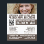 Photo Banner Political Campaigner Advertising Flyer<br><div class="desc">Photo Banner Political Campaigner Advertising Flyer by The Business Card Store.</div>