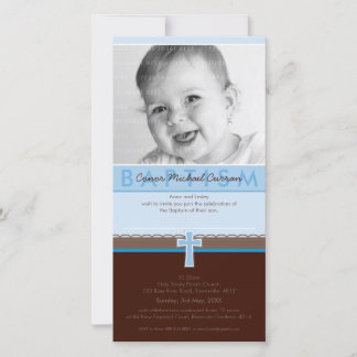 PHOTO BAPTISM INVITATIONS :: pure 5
