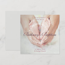 Photo Baptism Invite