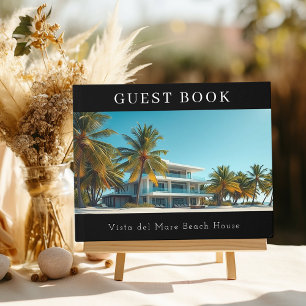 Photo beach house family vacation home guest  book