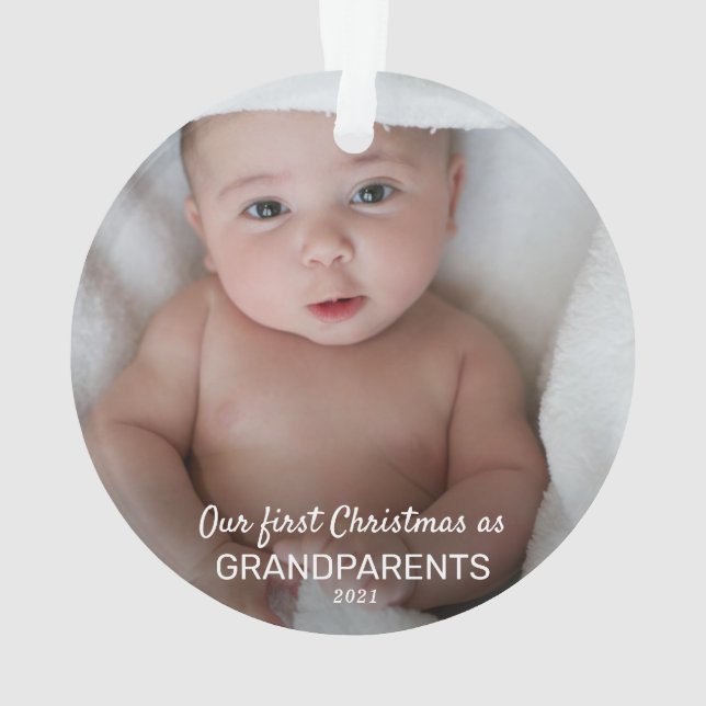 Photo bébé | Notre premier Noël en tant que grands (dos)