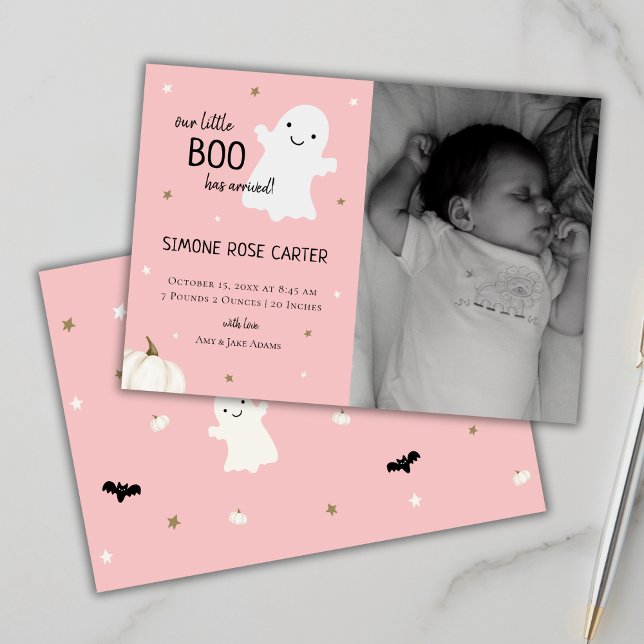 Photo bébé Nouveau-né Faire-part de naissance d'au (Créateur téléchargé)