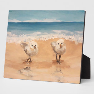 Photo Bécasseaux de sable près de la Plaque Sea Shore