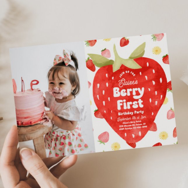 Photo Berry Invitations d'anniversaire (Créateur téléchargé)
