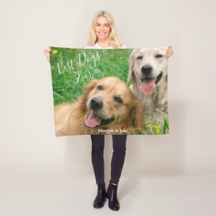 Photo Best Dogs Ever Fleece Blanket