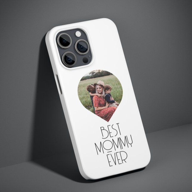 Photo Best Mommy Ever Modern Script Case-Mate iPhone Case (Creator Uploaded)