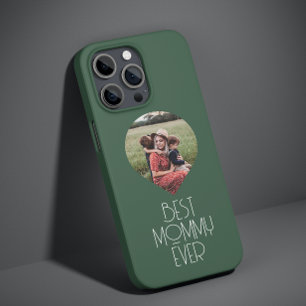 Photo Best Mommy Ever Modern Script Mom Case-Mate iPhone 14 Case