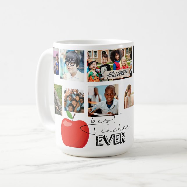 Photo Best Teacher Coffee Mug (Front Left)