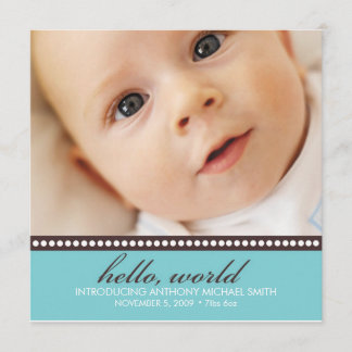 Photo Birth Announcement