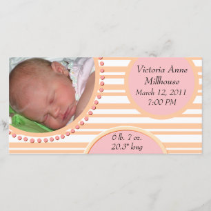 Photo Birth Announcement