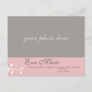 Photo Birth Announcement