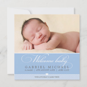 PHOTO BIRTH ANNOUNCEMENT :: lovely type SQ 5