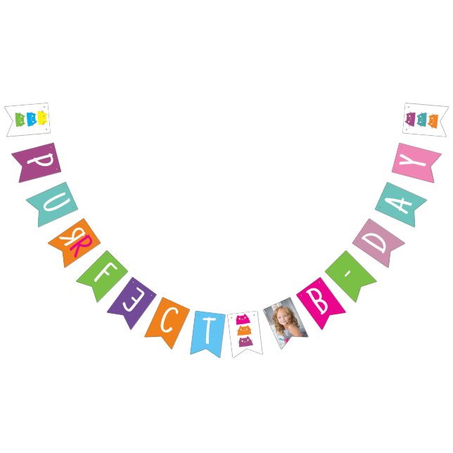 Photo Birthday Bunting Flags (All)