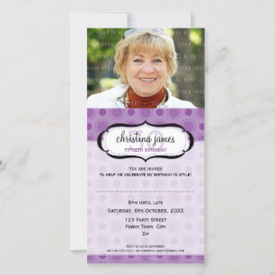 PHOTO BIRTHDAY INVITATIONS :: delicious 4