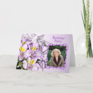 Photo Birthday party Invitation