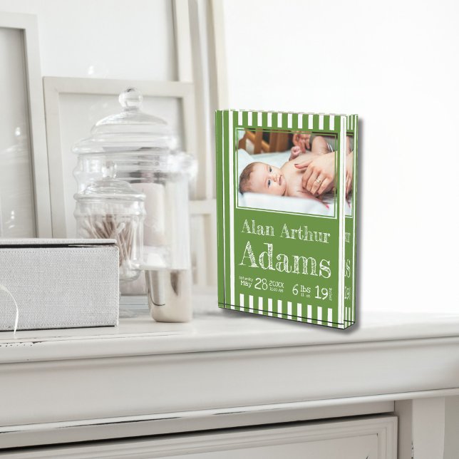 Photo Bloc de photos de statistiques de naissance de béb (Créateur téléchargé)