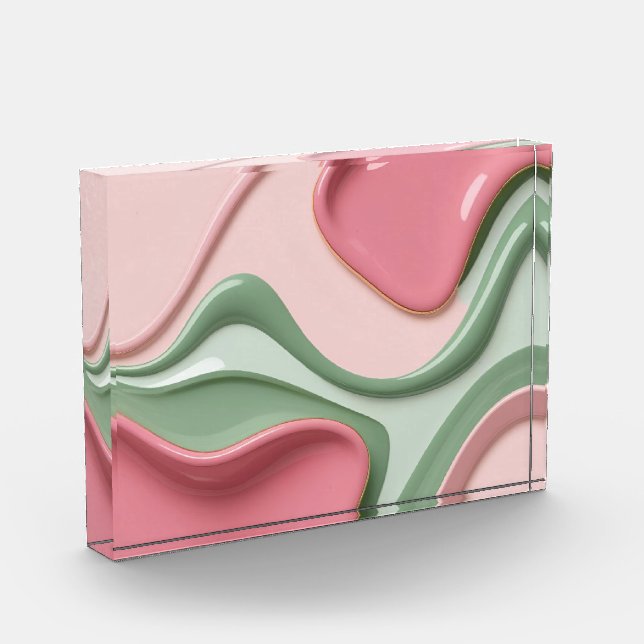 Photo block (horizontal) in stylish graphic (Left)