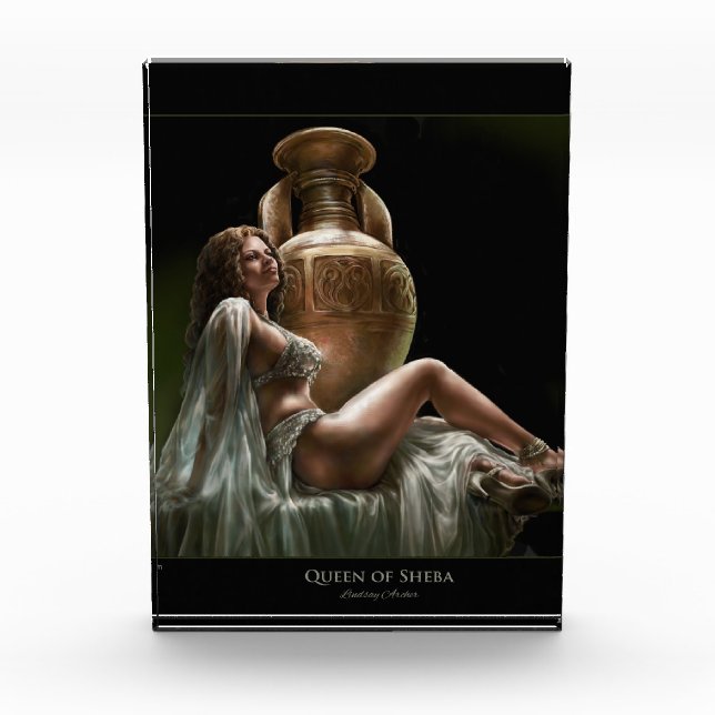 Photo Block w/Queen of Sheba by Lindsay Archer (Front)