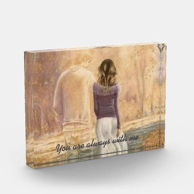 Photo block "you are always with me" - personalize (Left)