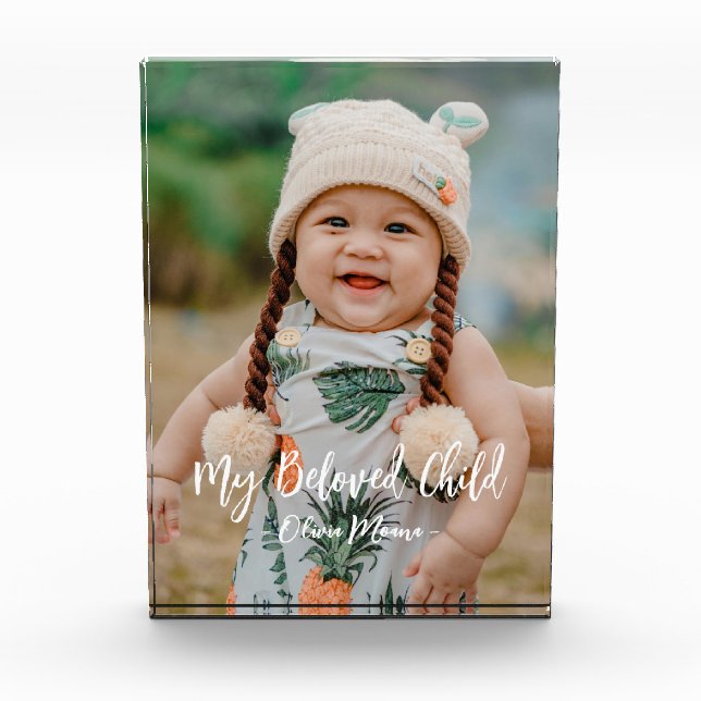 Photo Blocks - text and photo personalized (Front)
