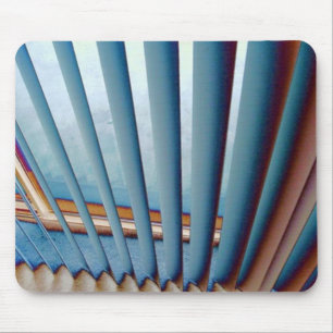 photo blue mouse pad