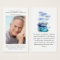 Photo Boat Ocean Memorial Prayer Card