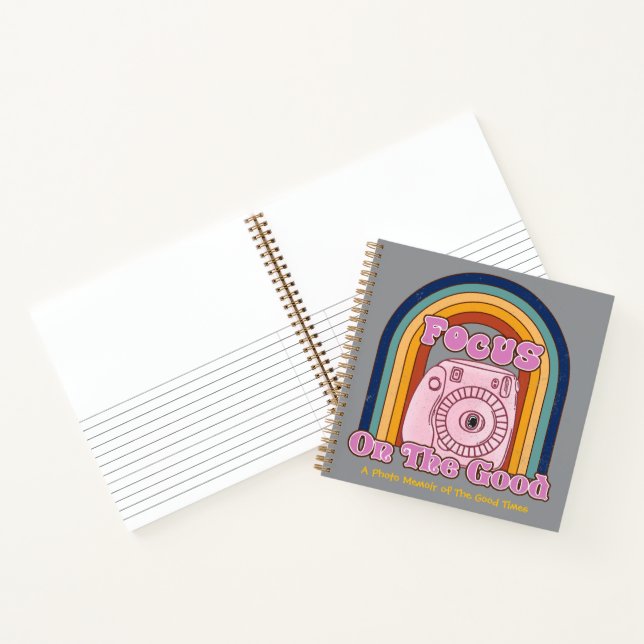 Photo Book Memoir Memories Spiral Notebook (Inside)