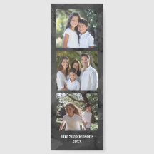 Photo Bookmark 6 Pictures Personalized 2-Sided