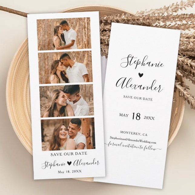 Photo Booth Bookmark Wedding Save the Date  (Creator Uploaded)