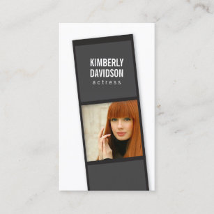 Photo Booth Film Strip for Actors, Models Business Card
