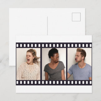 Photo Booth Film Strips Photography Custom Postcard