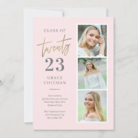 Photo Booth Graduation Announcement Invitation
