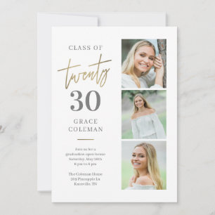 Photo Booth Graduation Announcement Invitation