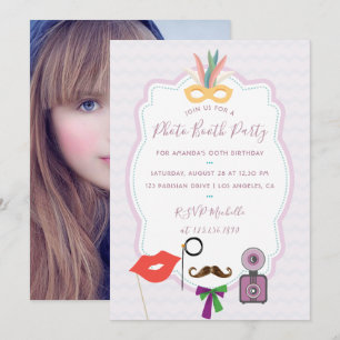 Photo Booth Party Invitation