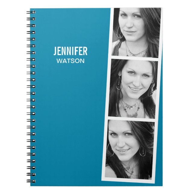 Photo Booth Personalized Notebook (Front)