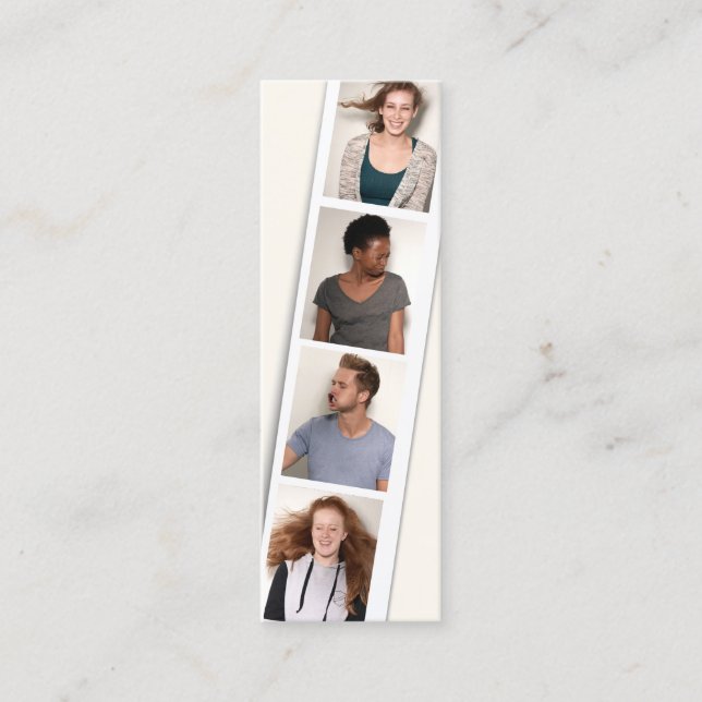 📷 Photo Booth Photographer Mini Business Card (Front)