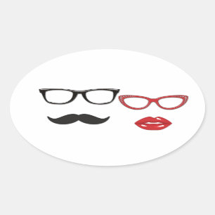 Photo Booth Props Stickers Moustache