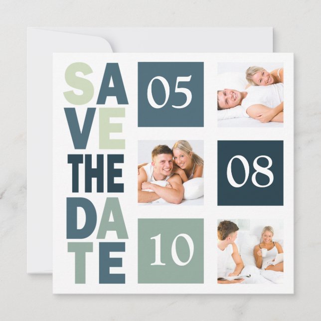 Photo Booth Save The Dates Custom Template (Front)
