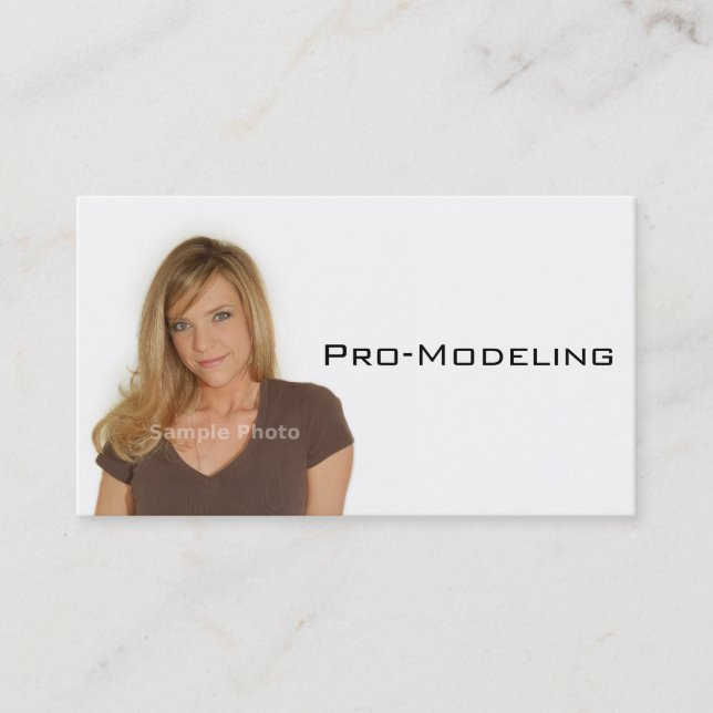 Photo Business Card (Front)