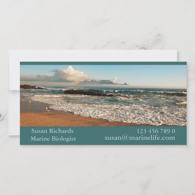Photo business cards - customizable template (Front)