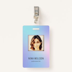 Photo Business ID Hologram Badge