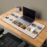 Photo Calendar 2025 Full Year 14 Photos Beige Desk Mat<br><div class="desc">2025 Photo Calendar with 14 pictures. Neutral beige colour palette with full year calendar for Twenty Twenty Five. Please see my personalized calendars collection for more designs.</div>